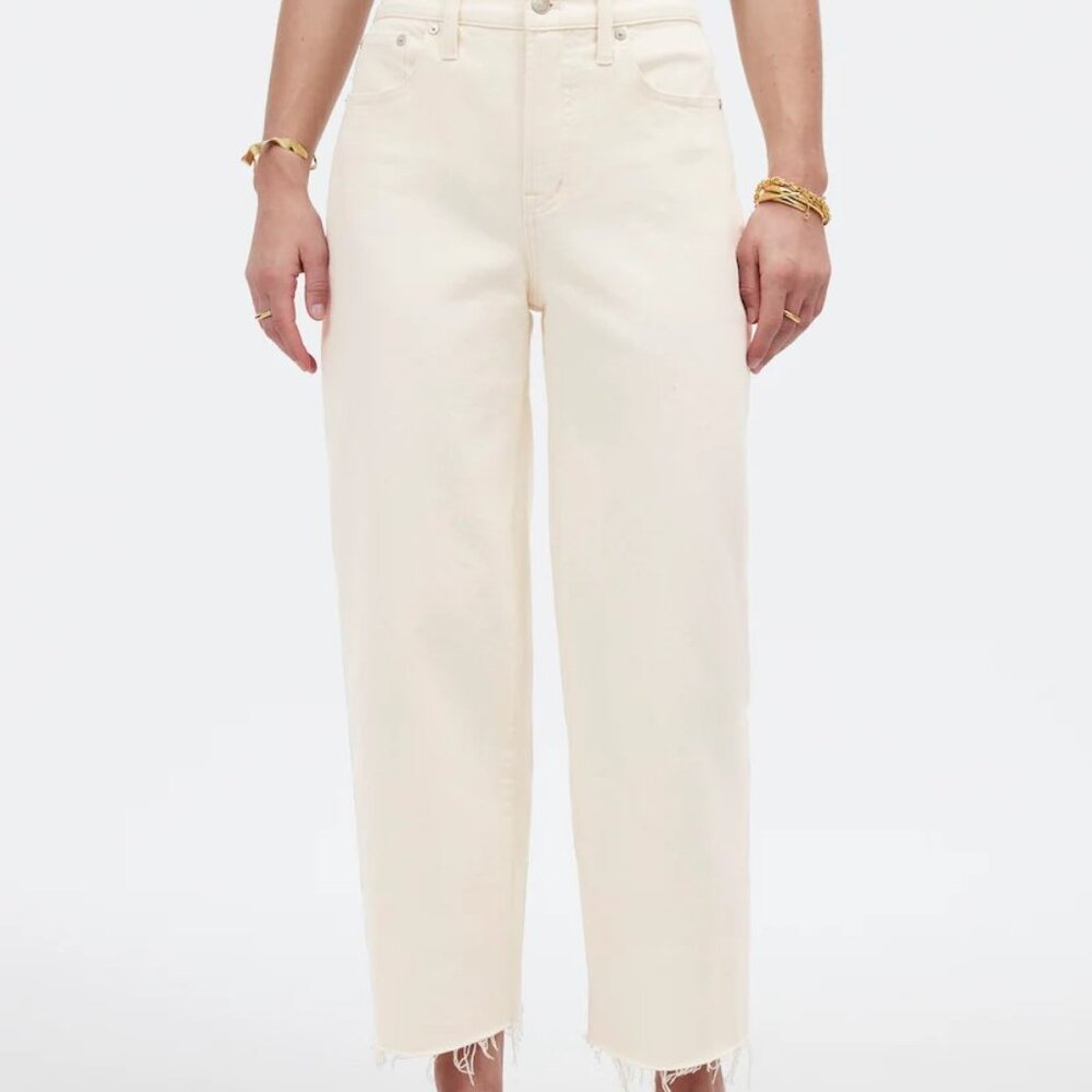 MADEWELL - The Perfect Vintage Wide-Leg Crop Jean
